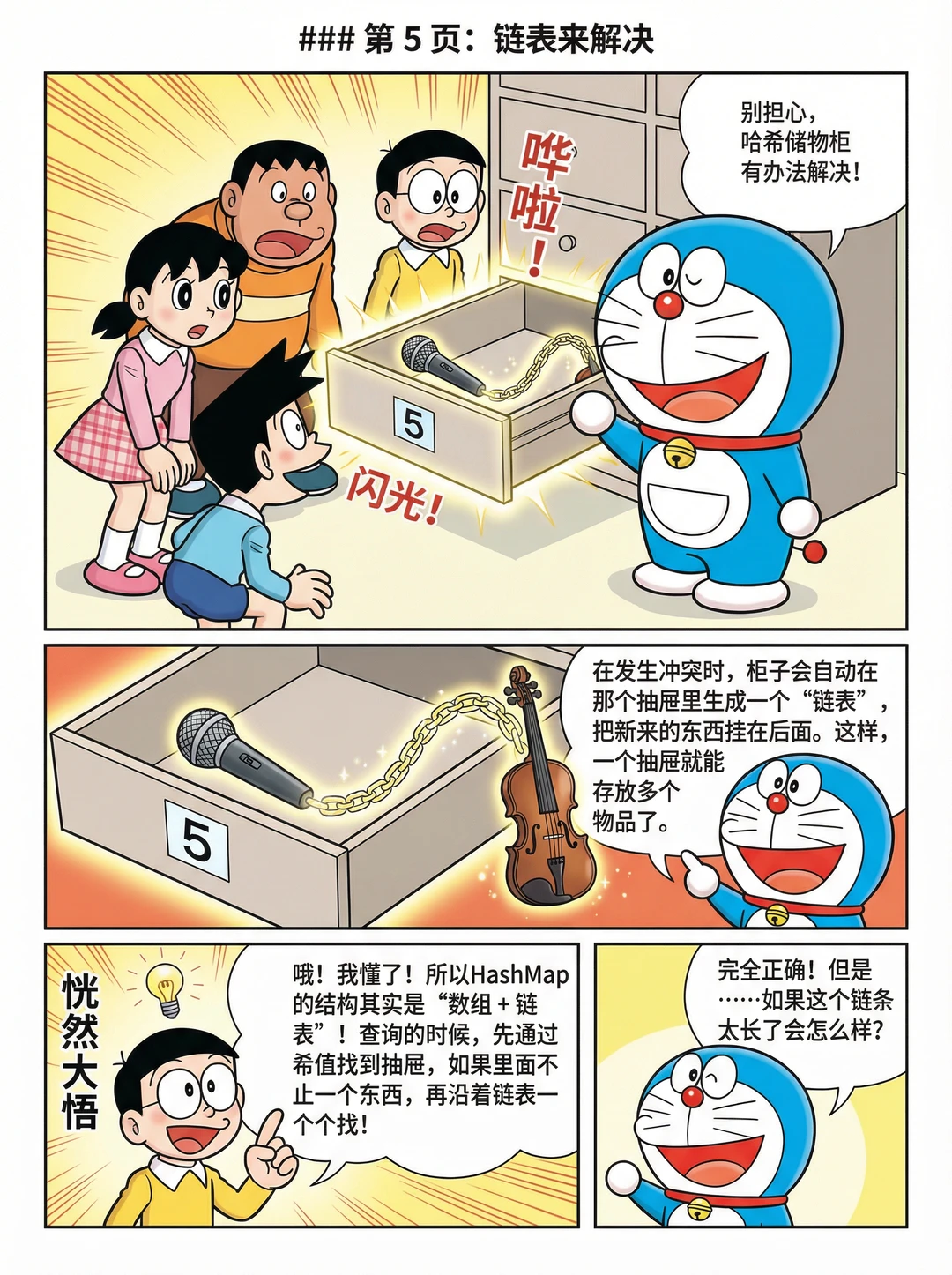 哆啦A梦之HashMap的原理