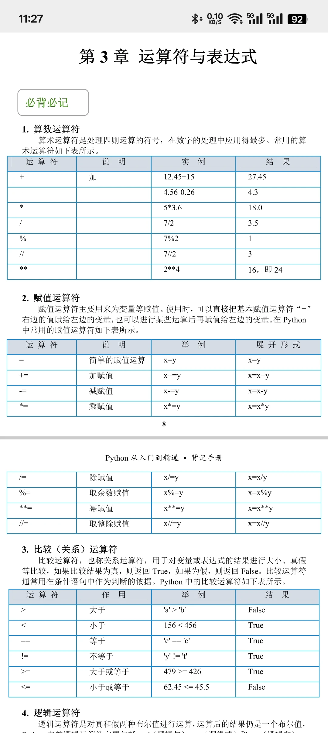 Python其实很水，也就这10页纸(邪修版)