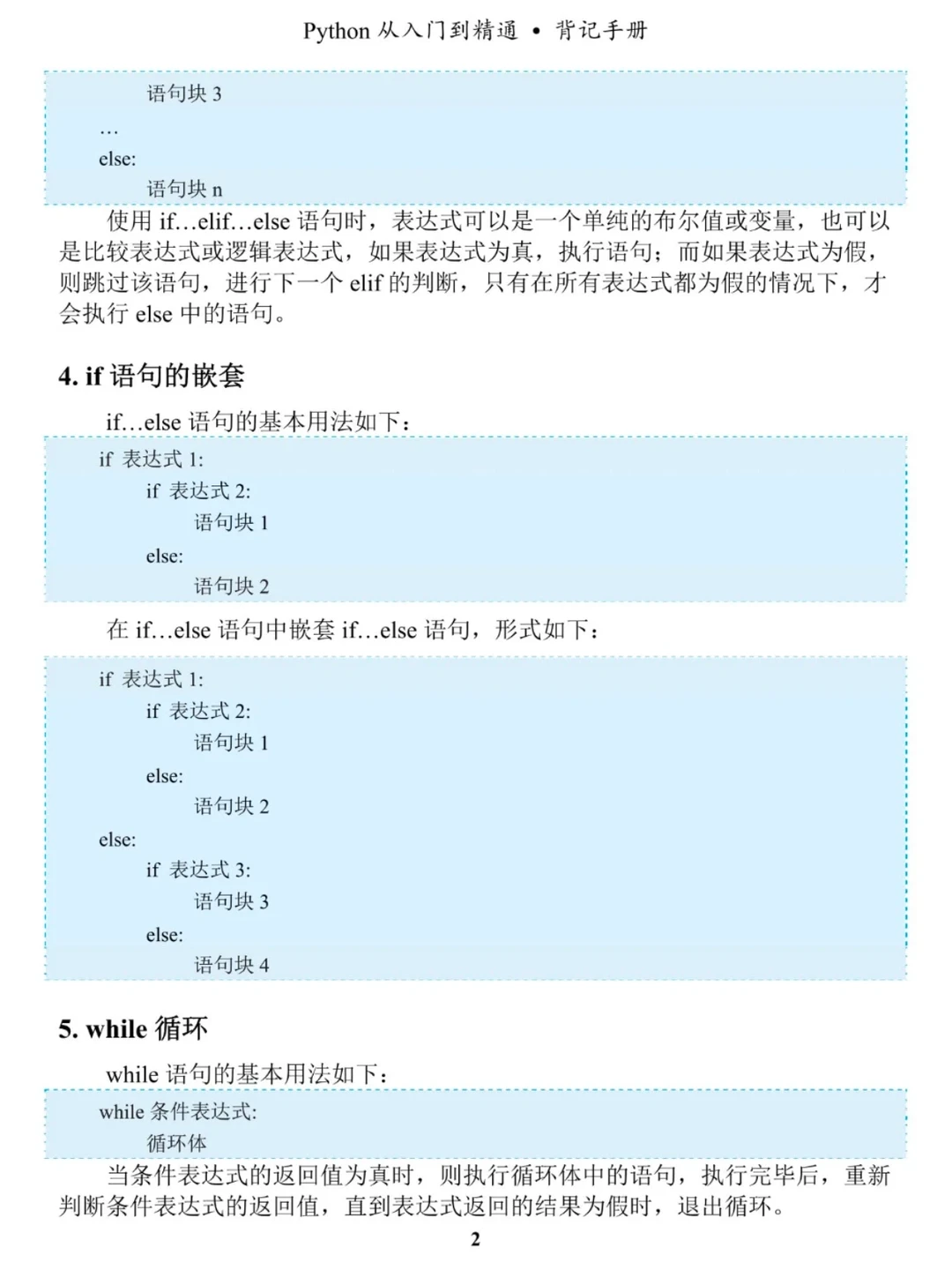 学Python看这10页纸就够了！