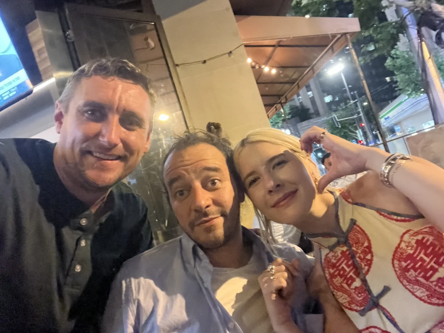 The famous Java during her trip to SH