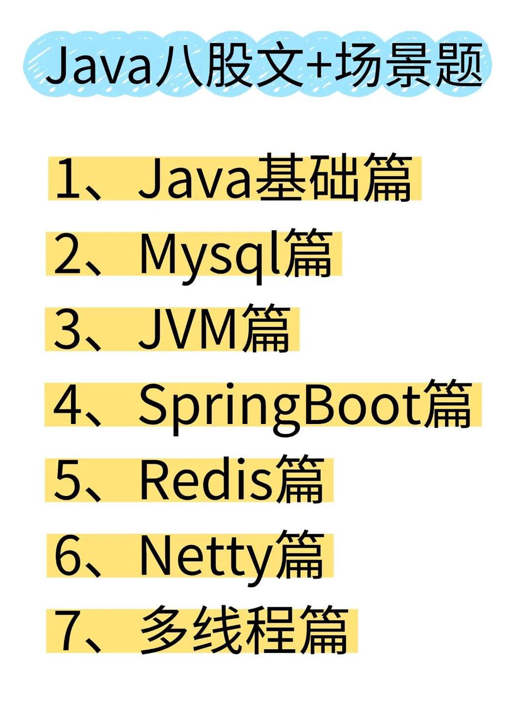 Java面试无非就是这30页纸 存下吧