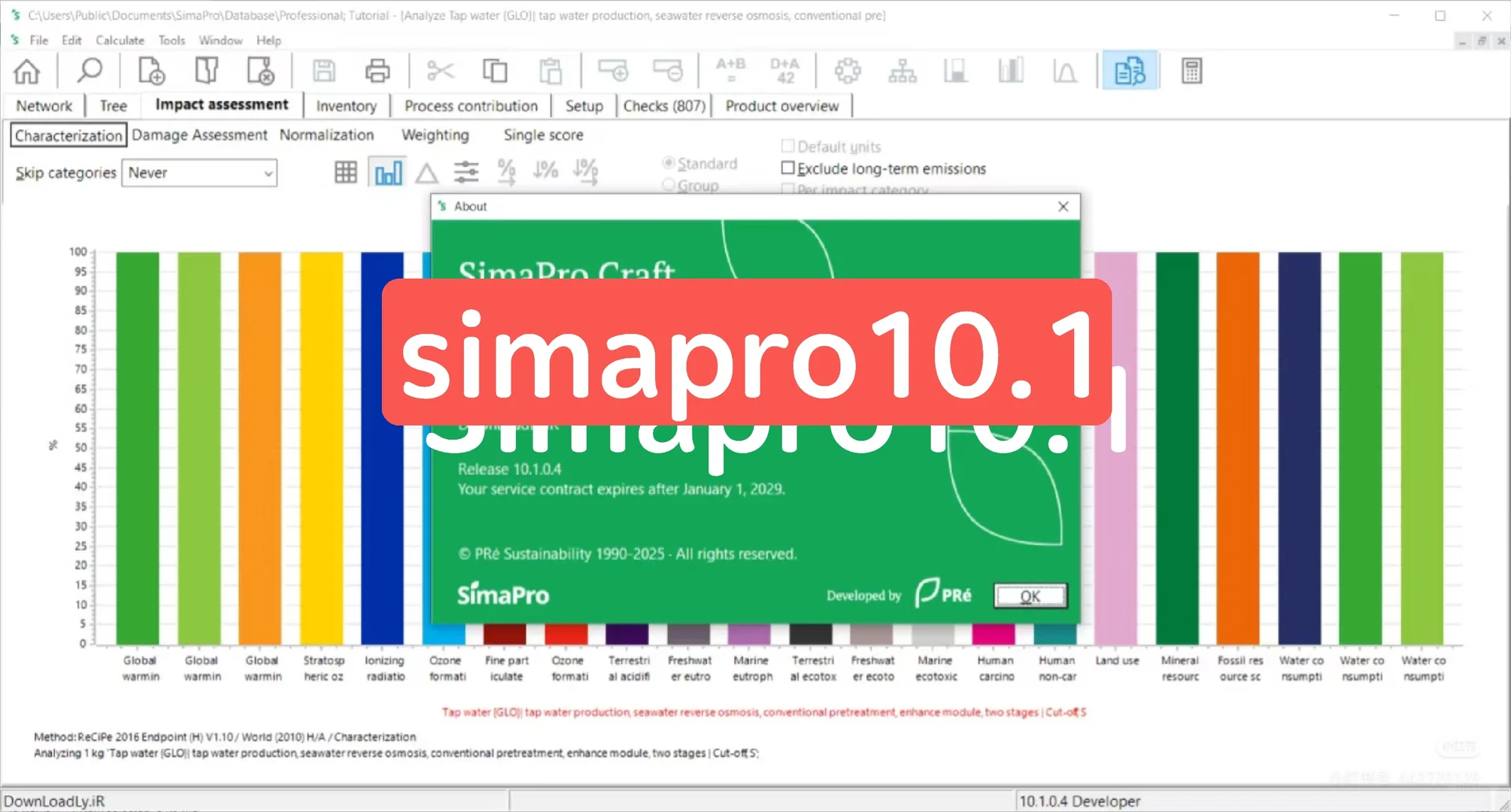 SimaPro10.1带3.10版本数据库