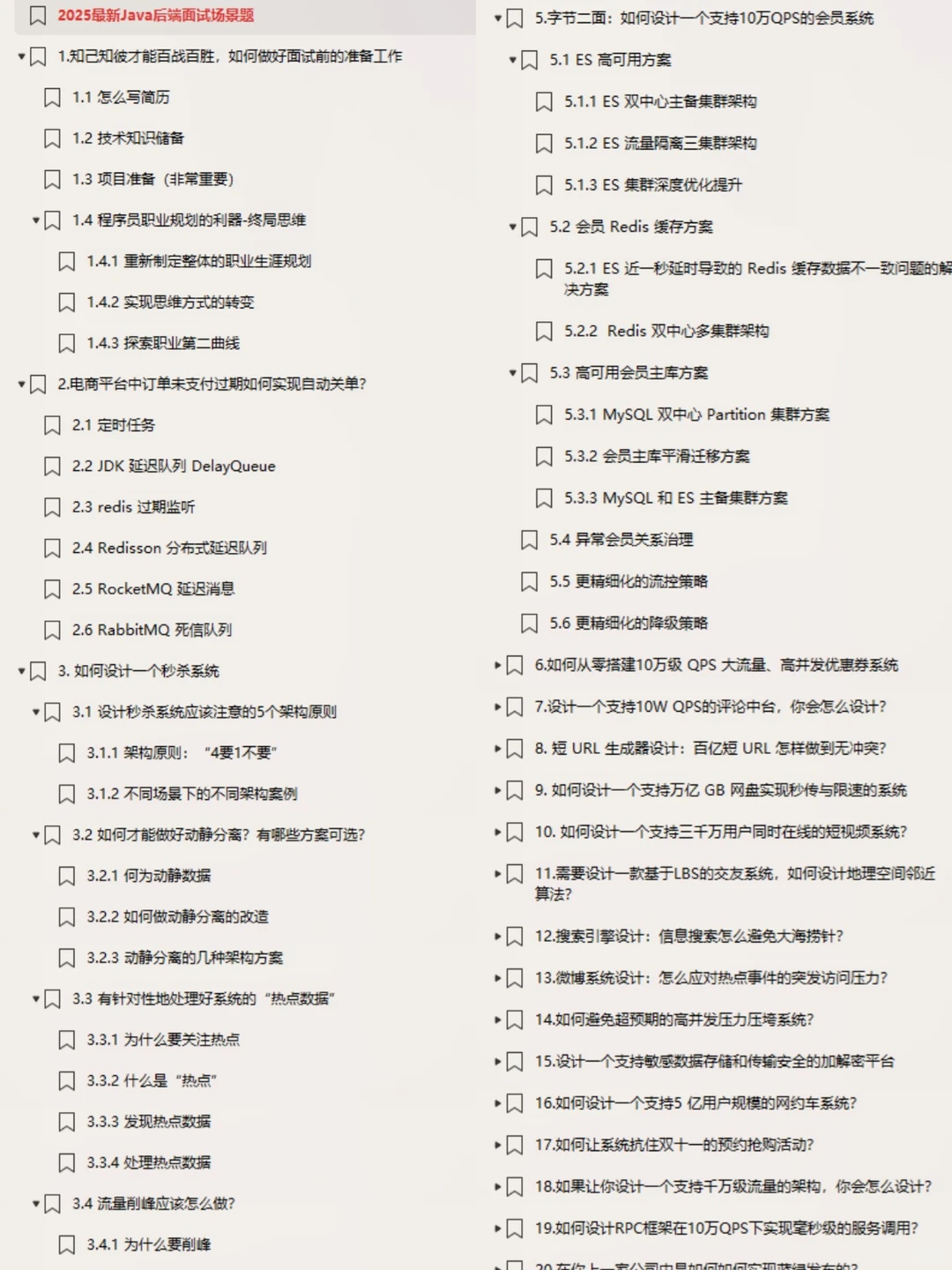 给大家普及一下年前Java面试需要达到的强度