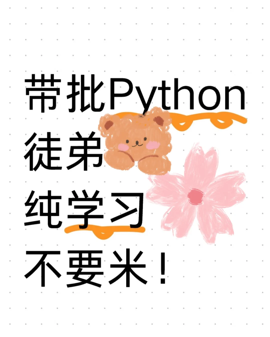 太想教人Python了