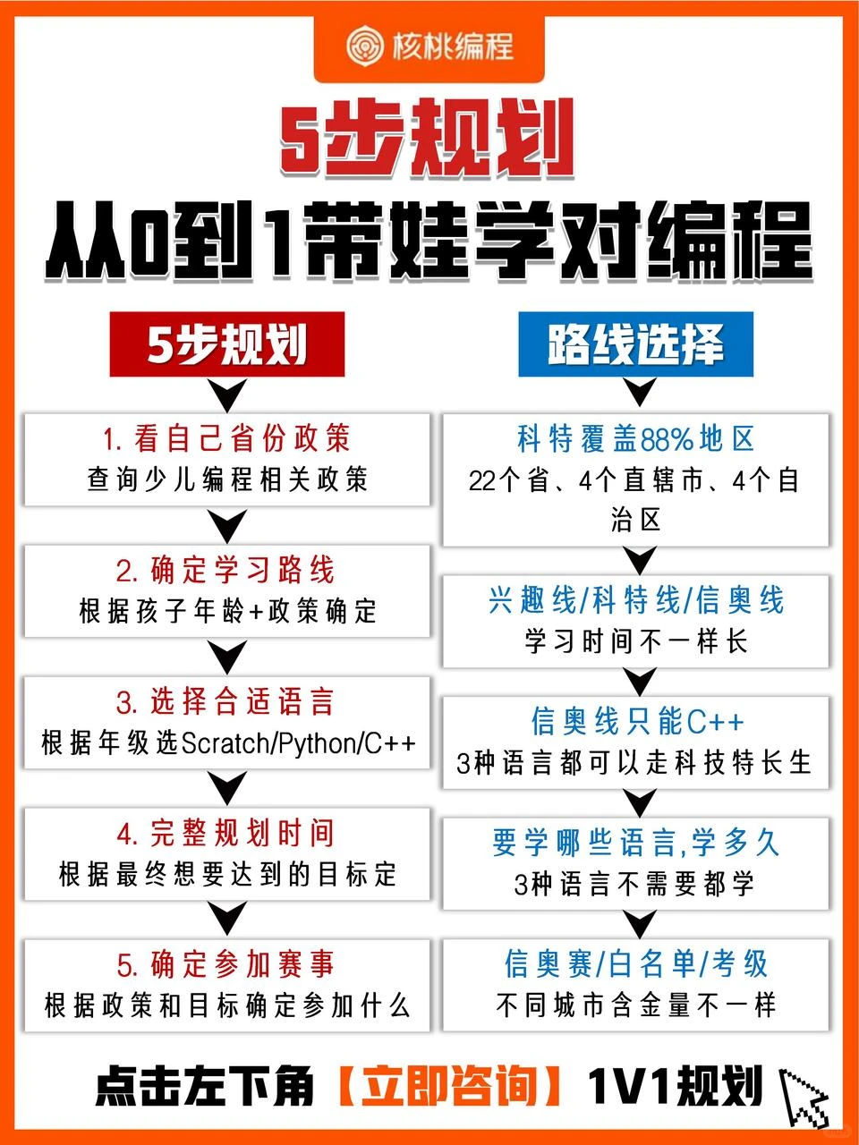 5步规划,从0到1带娃学对编程✅