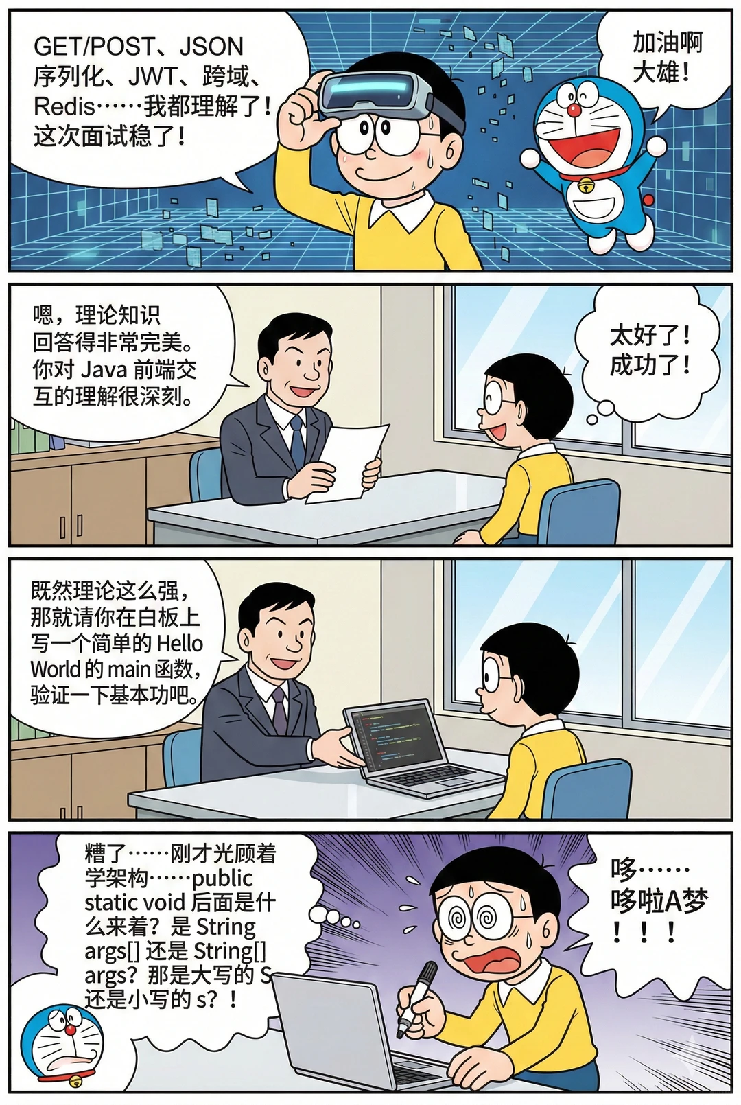 哆啦A梦之大雄的Java前端大作战
