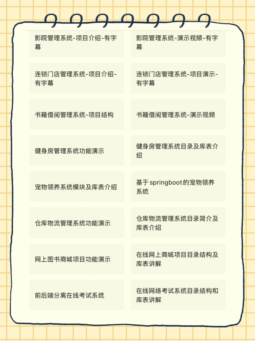 72个Javaweb毕设实战项目拿走直接用 附源码