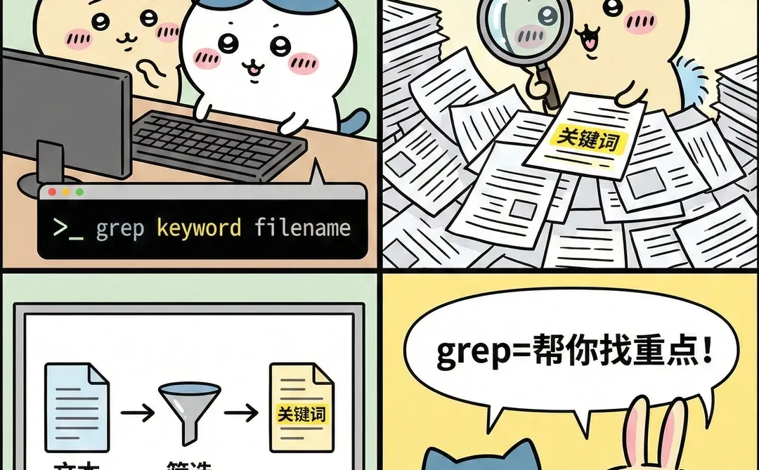 ChiikawaのLinux入门秘籍：萌到记住命令！
