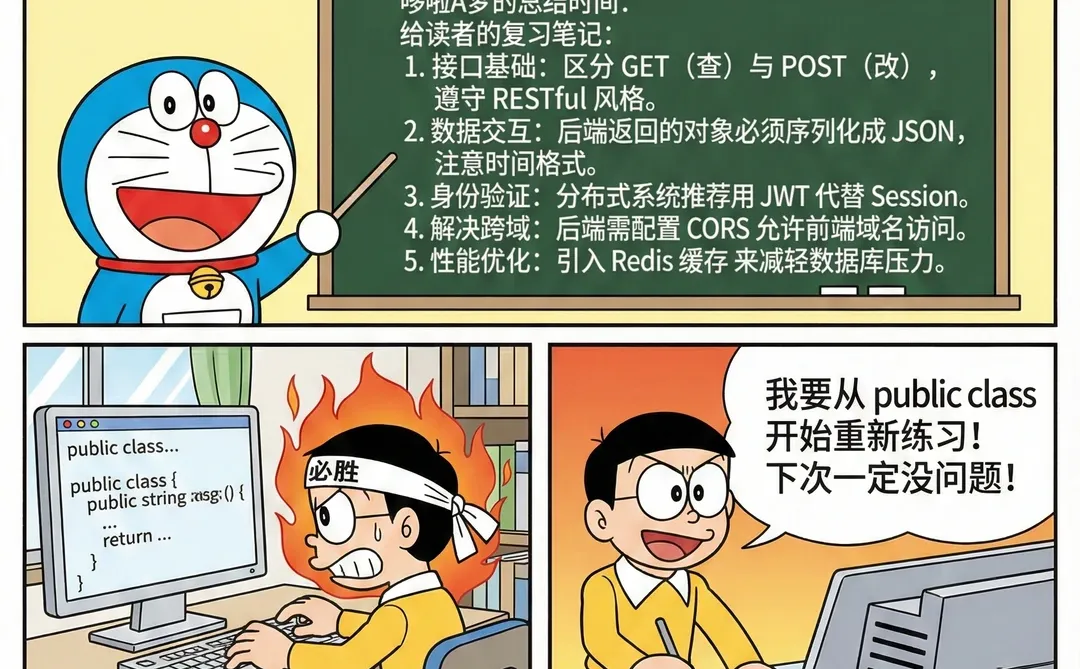 哆啦A梦之大雄的Java前端大作战