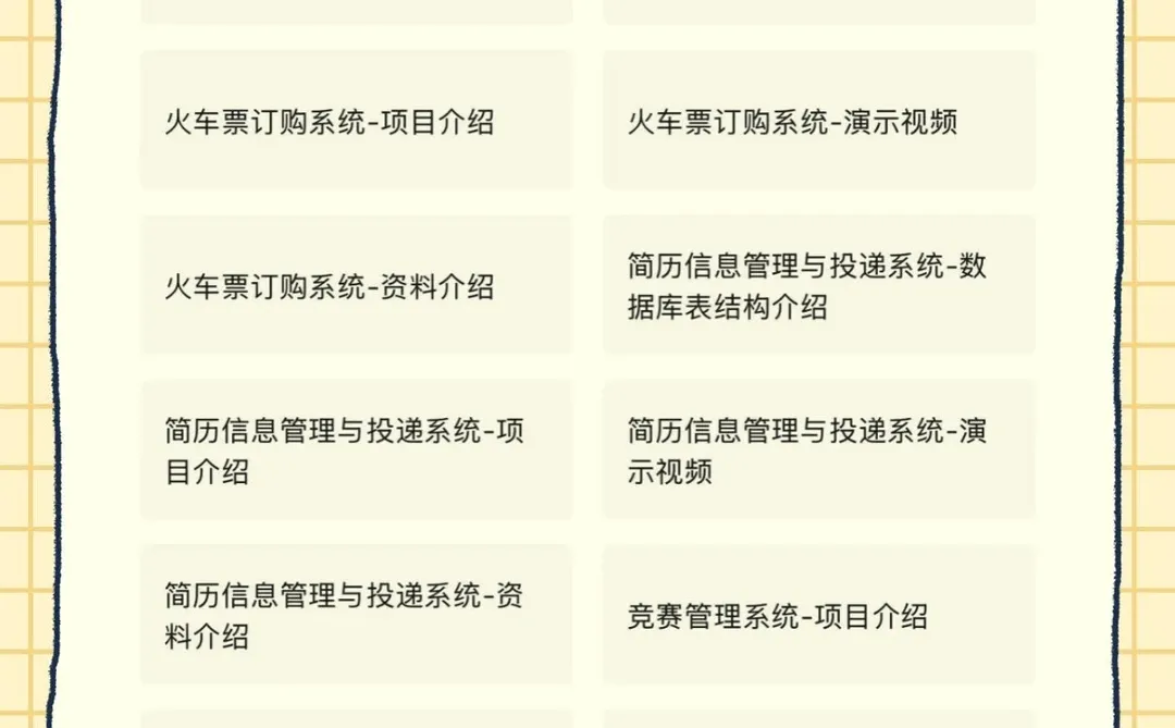 72个Javaweb毕设实战项目拿走直接用 附源码