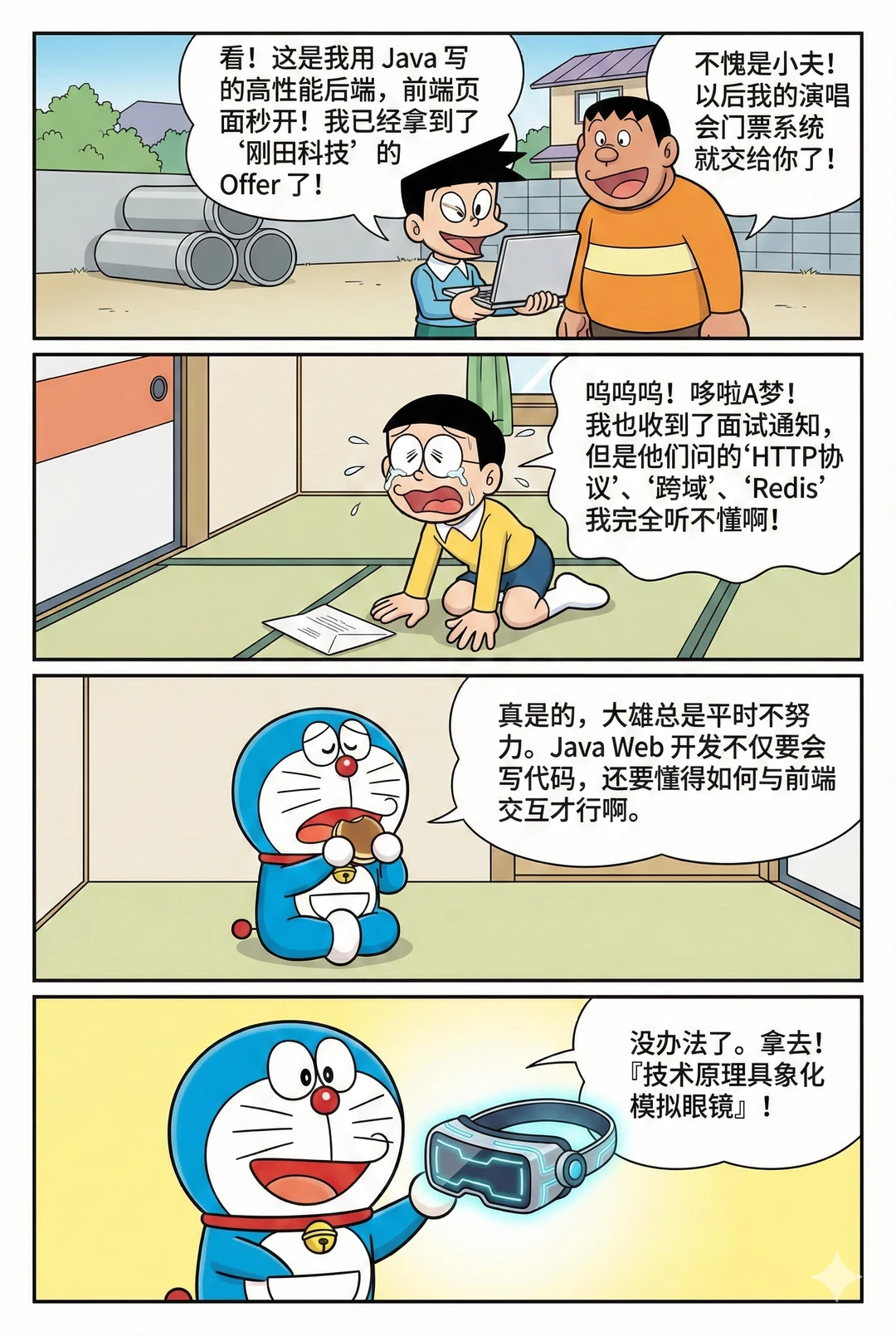 哆啦A梦之大雄的Java前端大作战