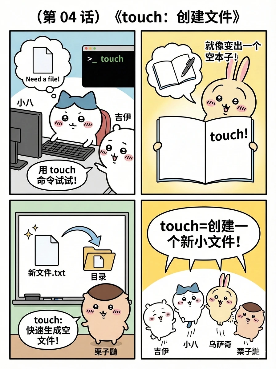 ChiikawaのLinux入门秘籍：萌到记住命令！