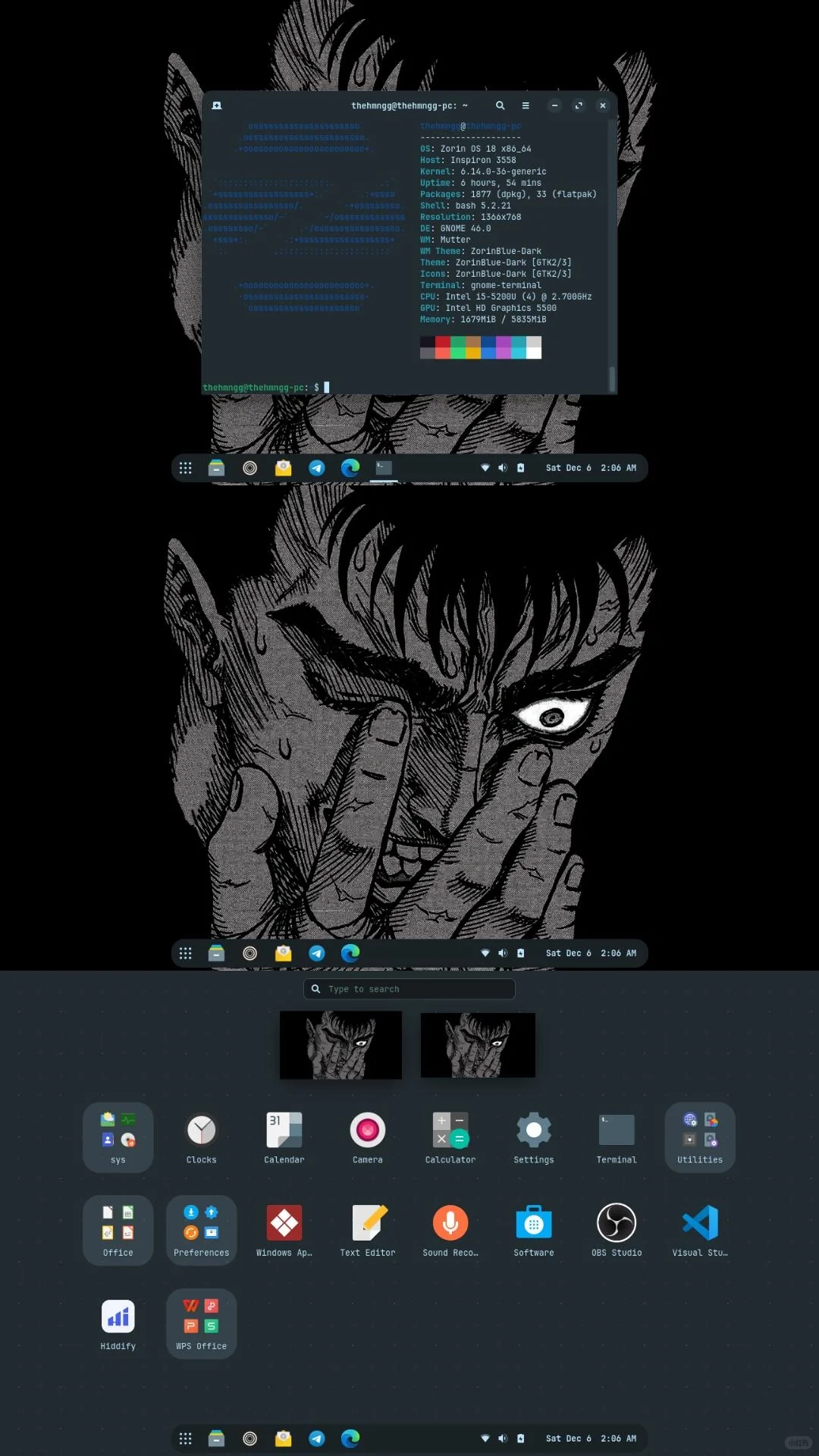 13 年笔记本电脑上的 Zorin 操作系统 🥗