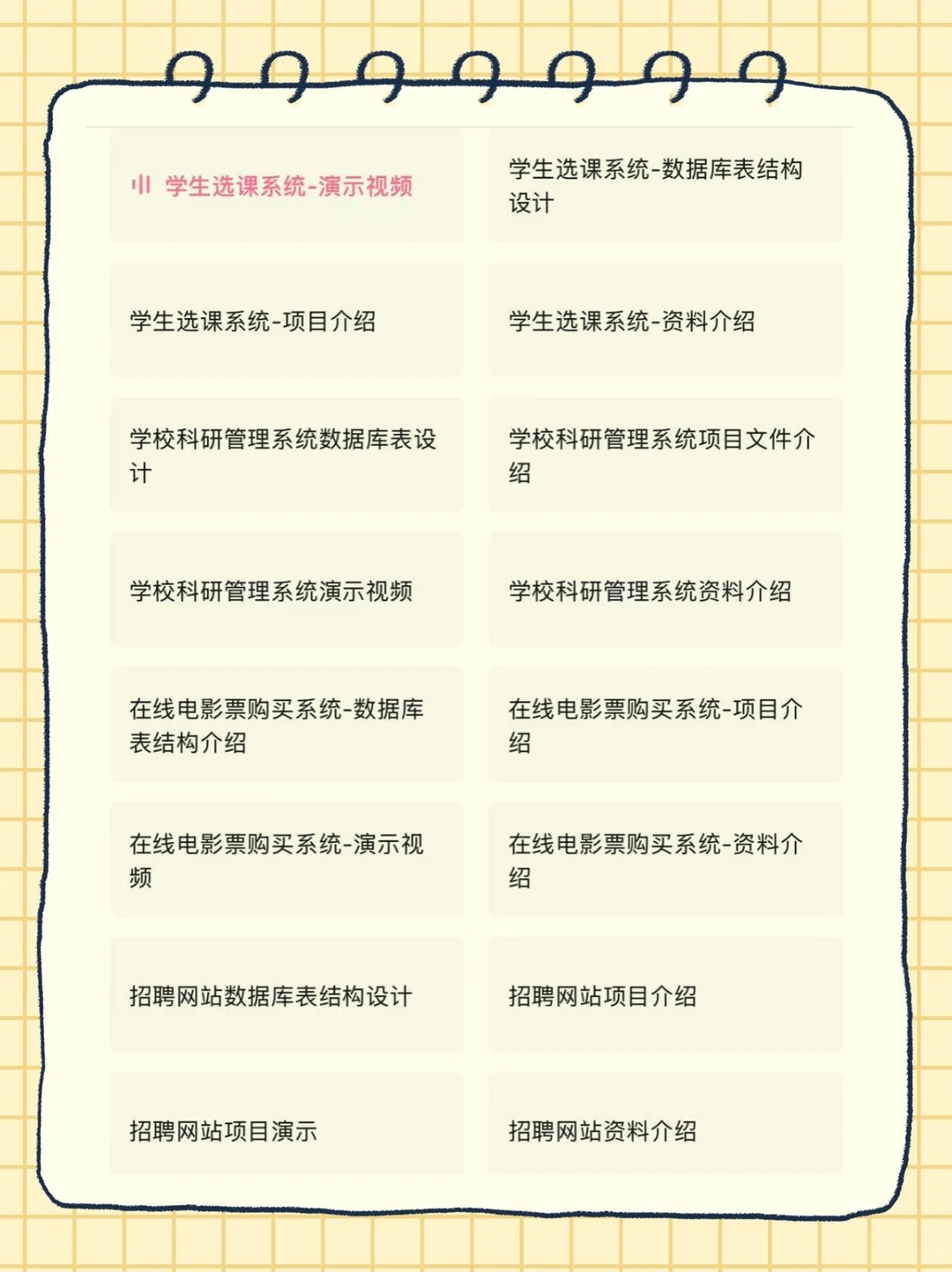 72个Javaweb毕设实战项目拿走直接用 附源码