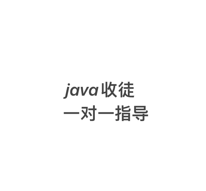 java一对一辅导
