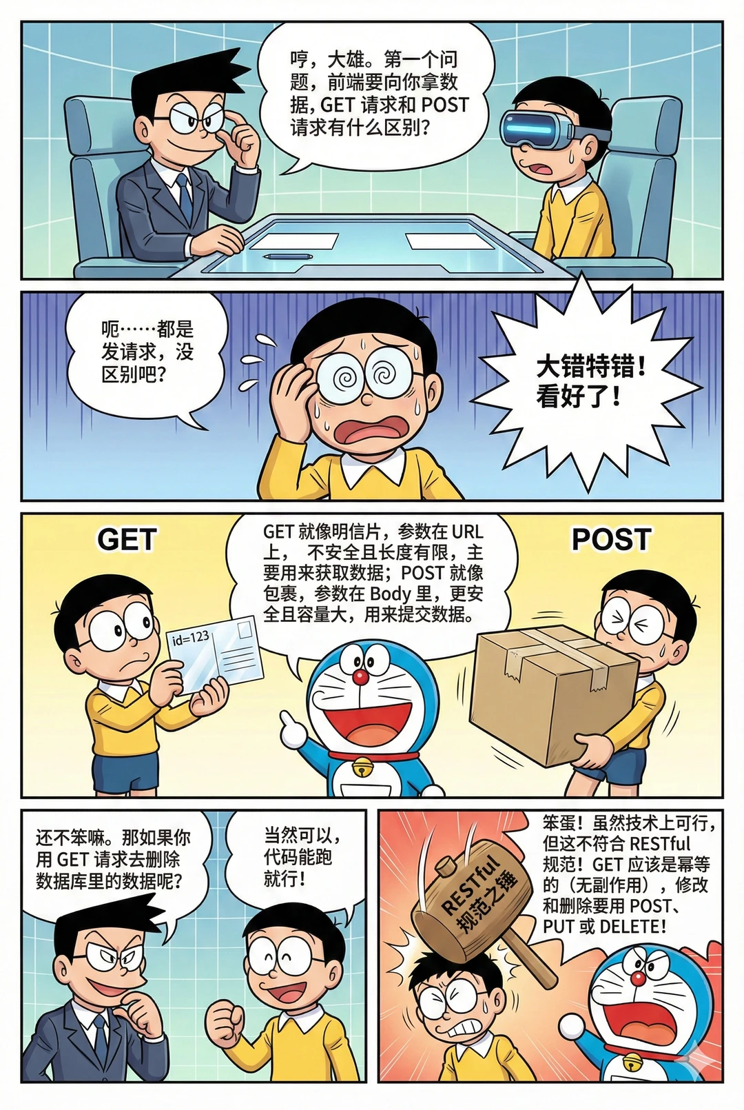 哆啦A梦之大雄的Java前端大作战