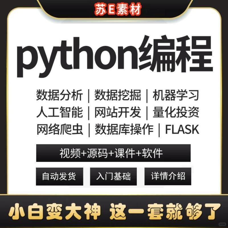 ✨小白必看！Python教程助你从入门到实战逆袭💻