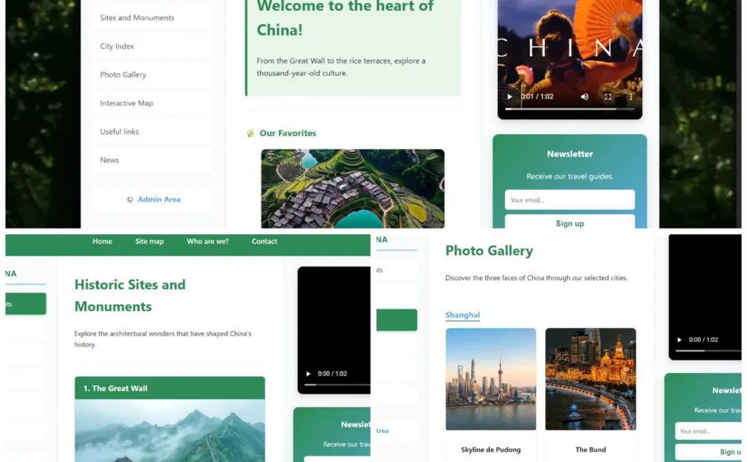 My first dynamic website