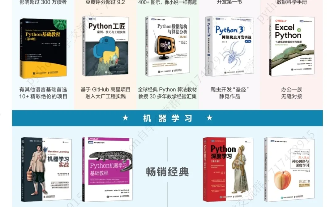 Python学习图灵书单