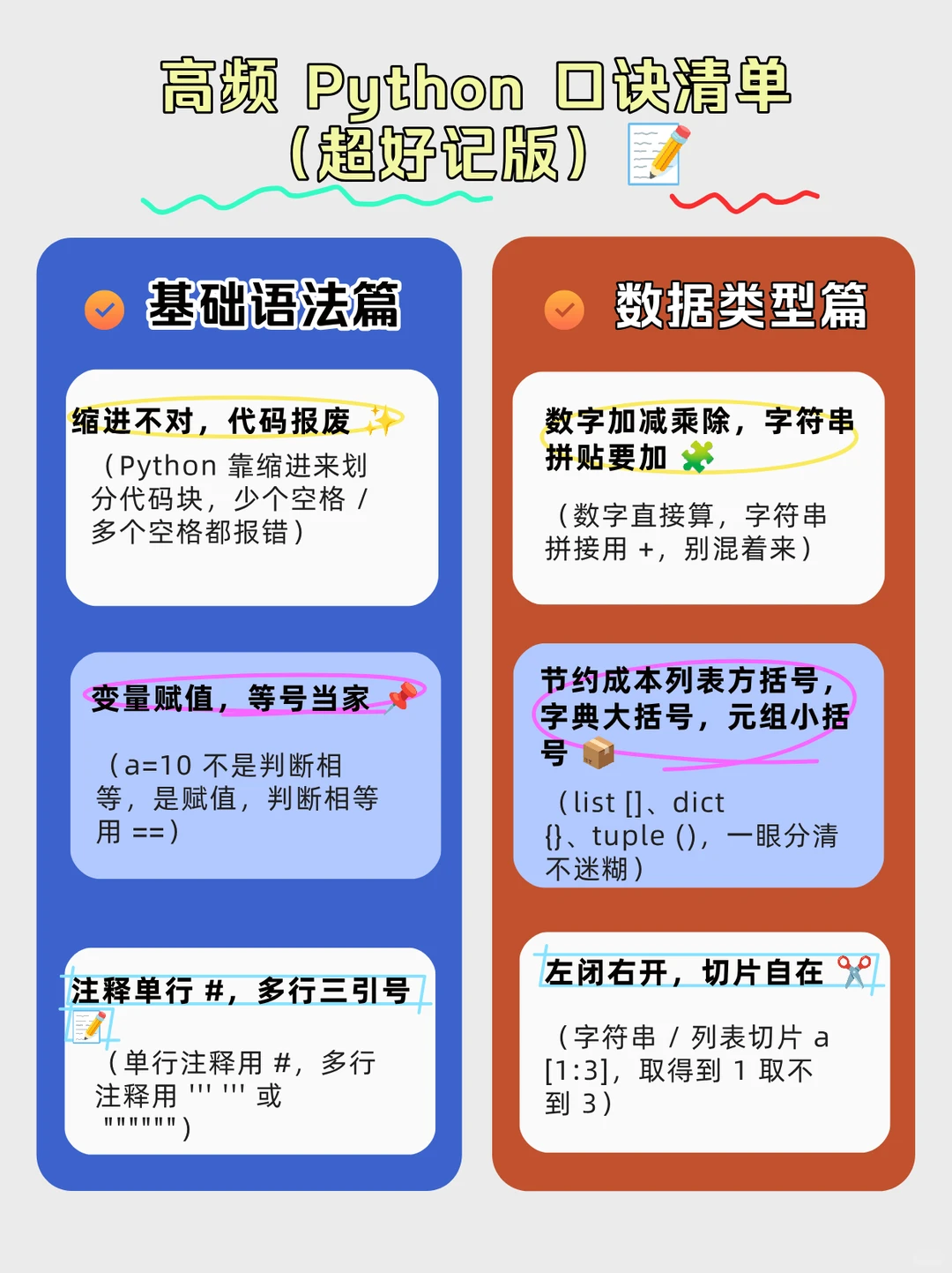 发明 Python 口诀的人，简直就是天才！