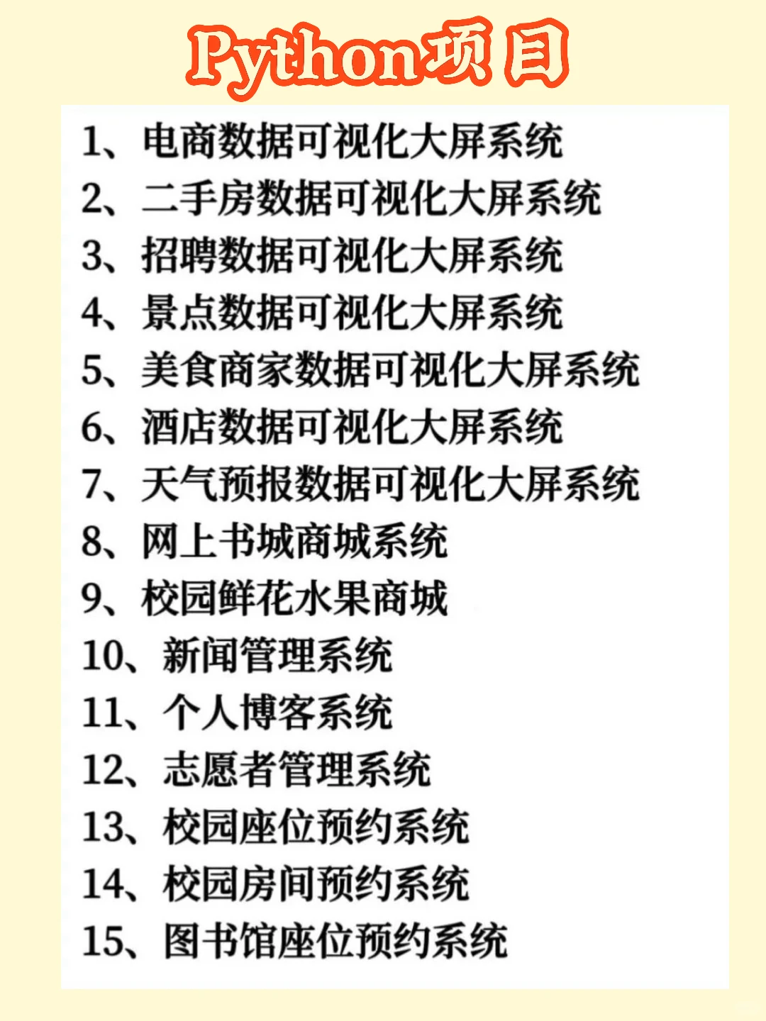 巨累但练完这70个项目，你的python就🐮了