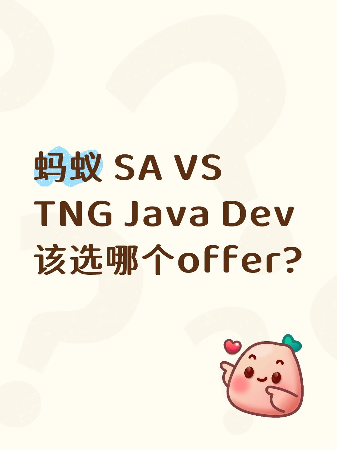 🇲🇾Ant SA VS TNG Java Dev Offer