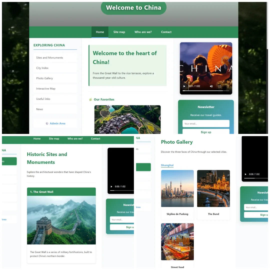 My first dynamic website
