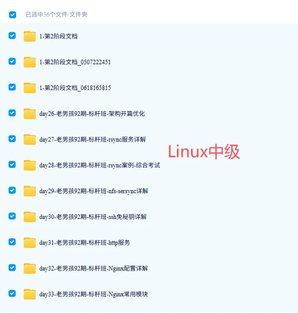 Linux运维通关✨老男孩课程精华小白吃