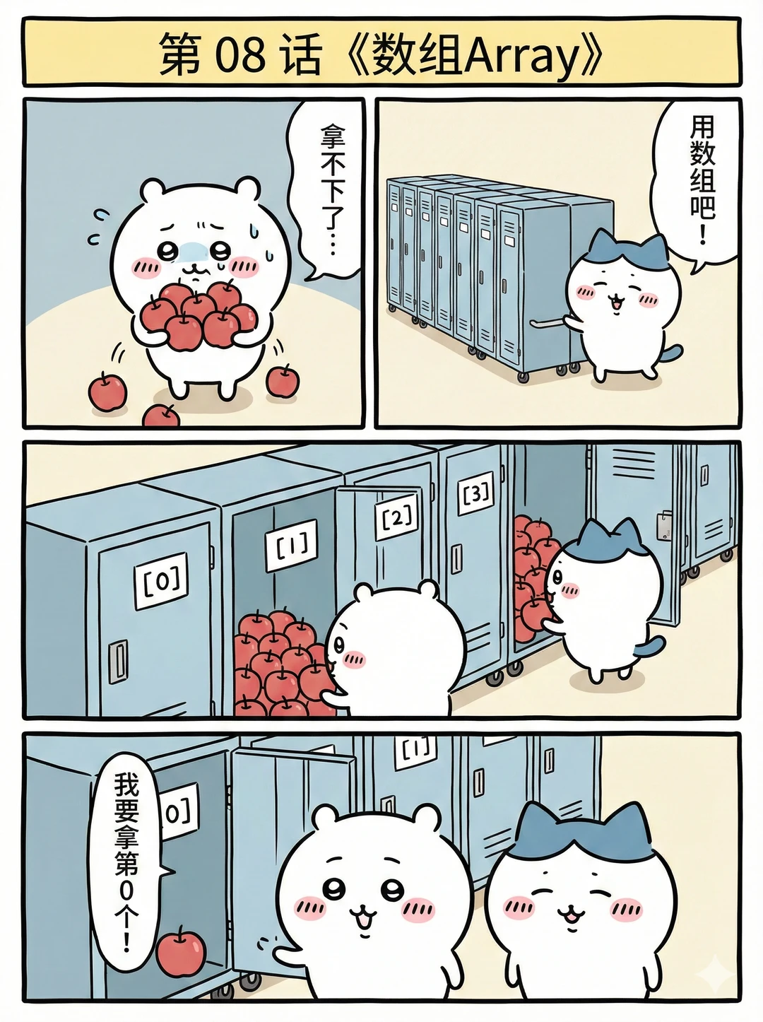 0基础进！和Chiikawa一起3分钟搞定Java入门