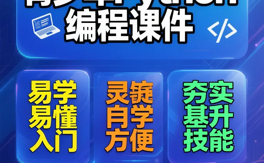 编程启蒙天花板！在家就能学Python💻
