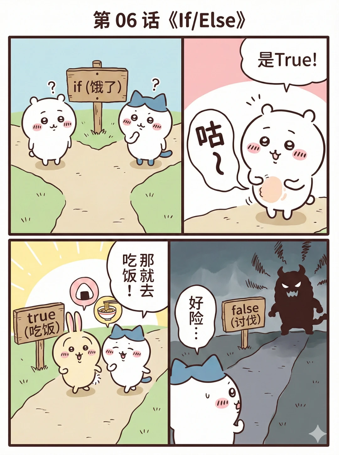 0基础进！和Chiikawa一起3分钟搞定Java入门