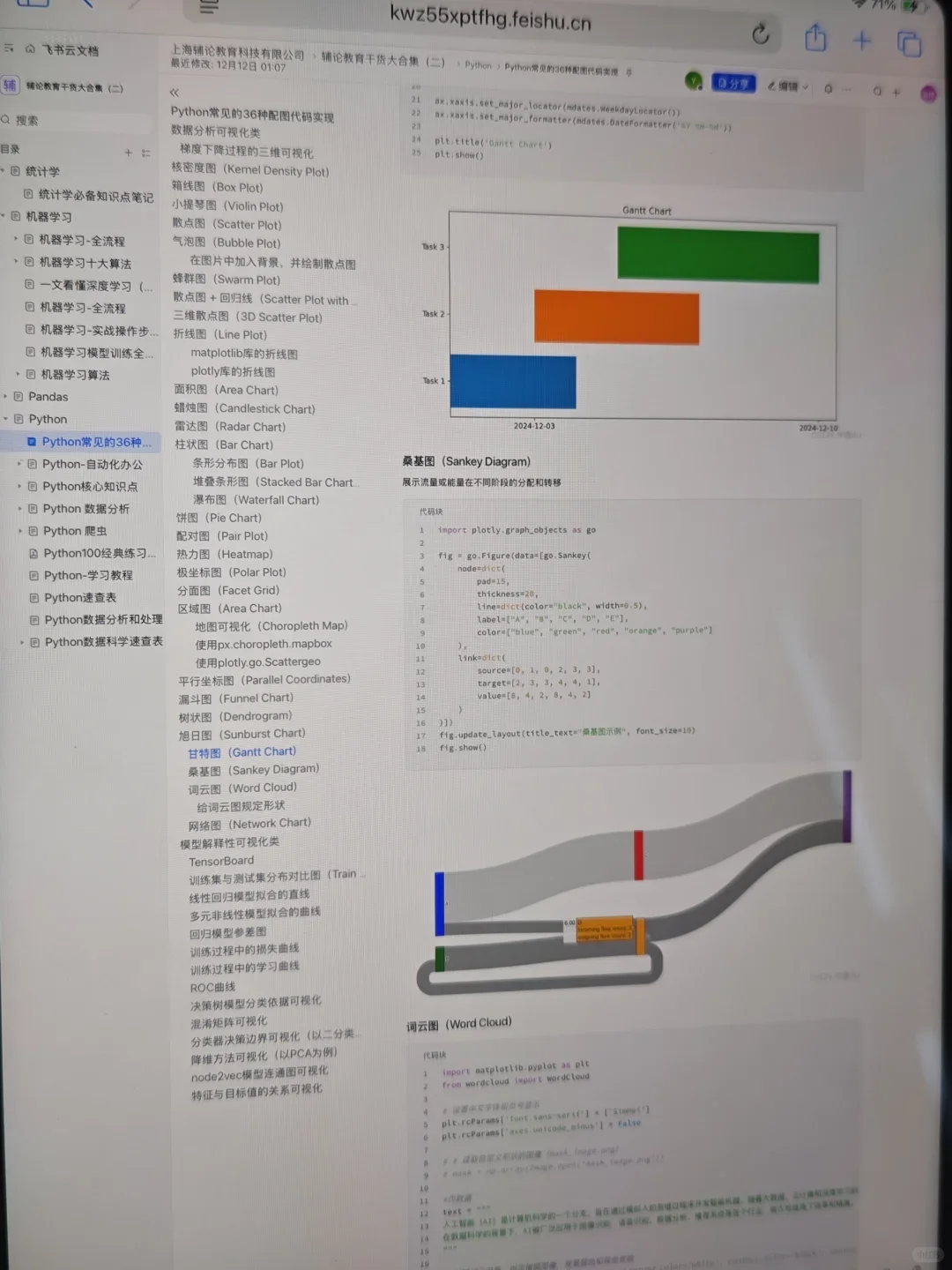 Python常见的36种配图代码实现！