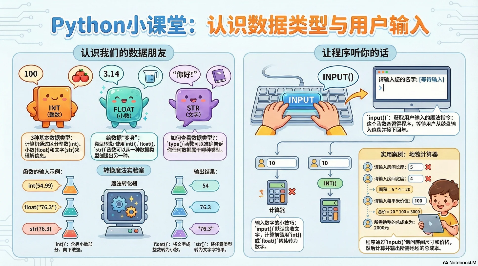 带娃学python之第四篇-基本数据类型与输入