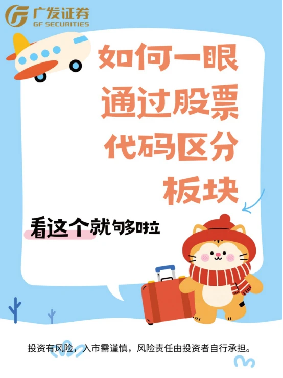 如何一眼 通过股票代码区分板块？