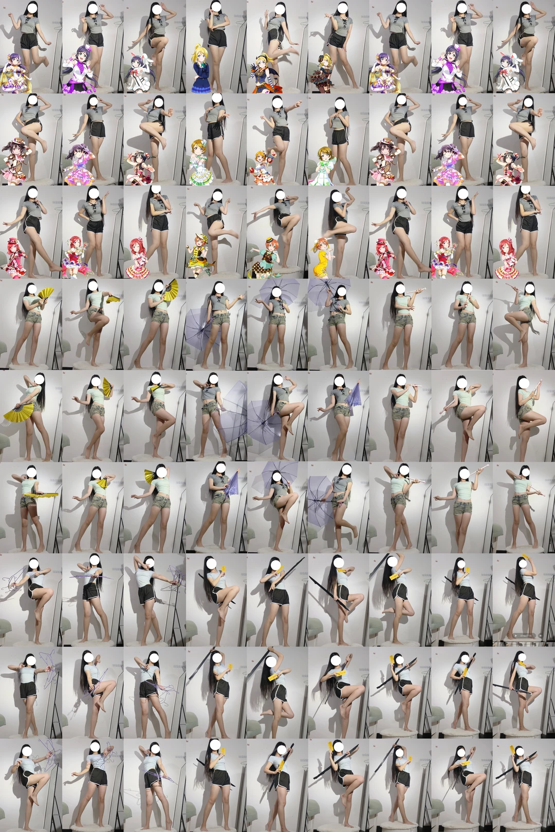 元旦漫展有救了！720+动作参考！！