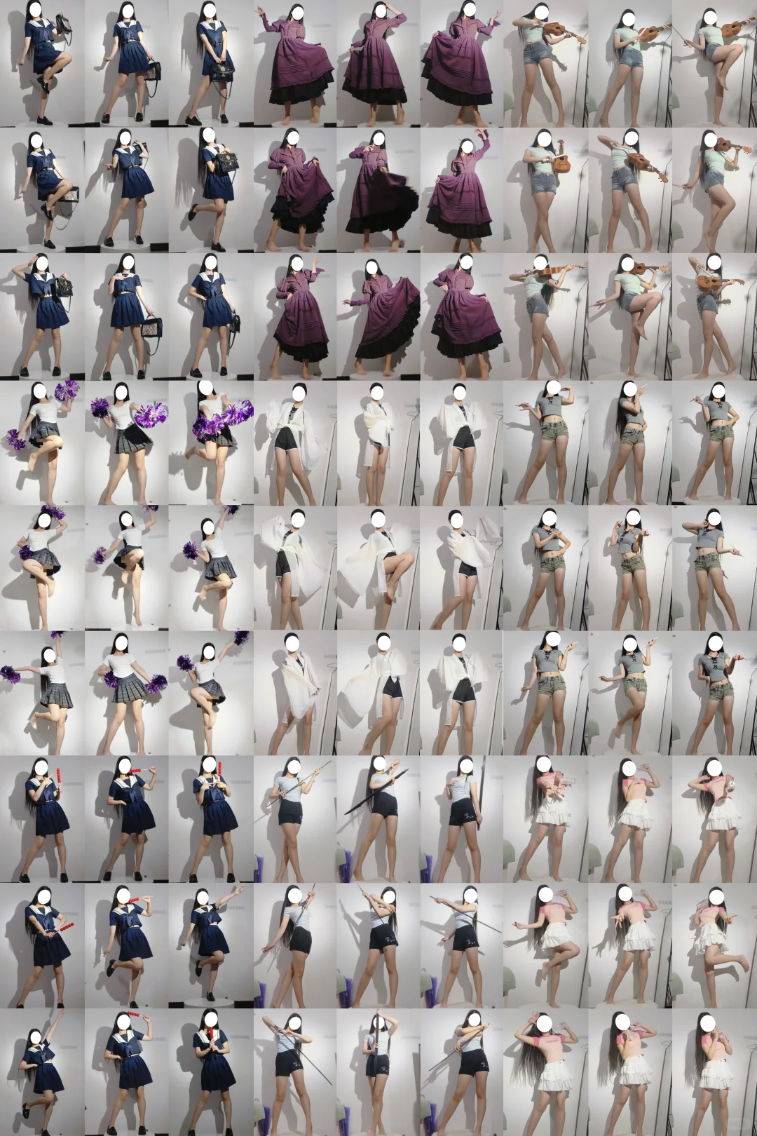 元旦漫展有救了！720+动作参考！！