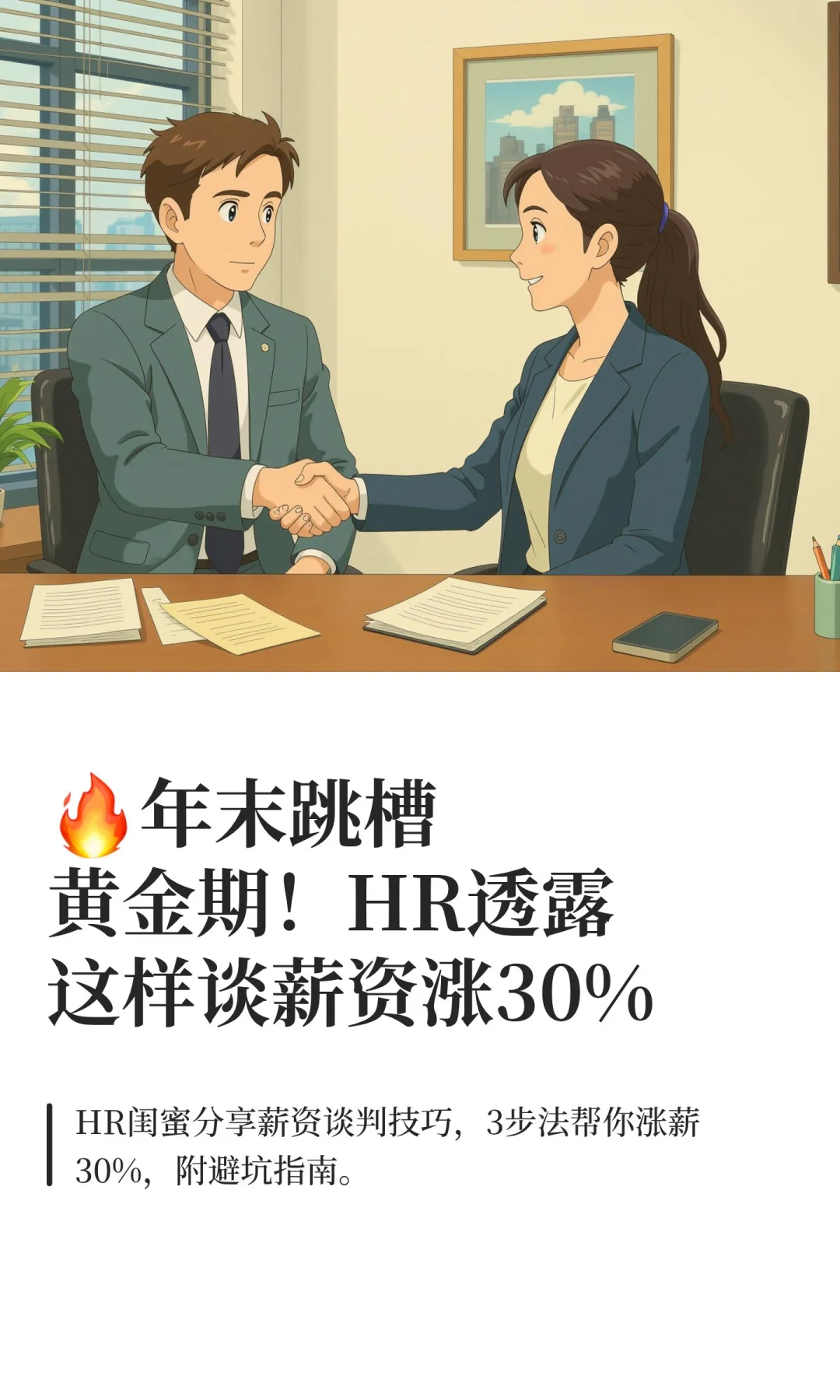 🔥年末跳槽黄金期！HR透露这样谈薪资涨30