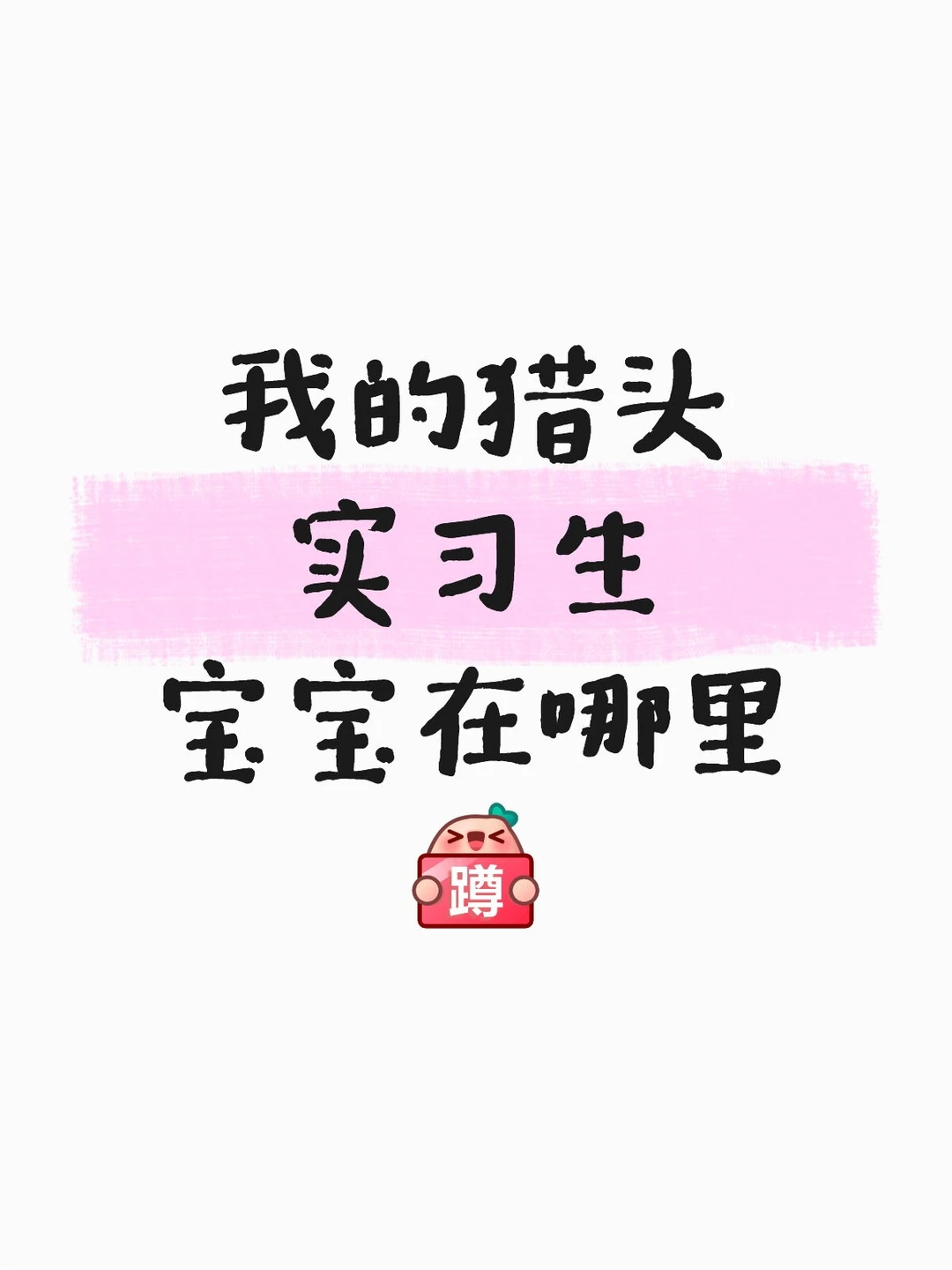 上海浦东 招聘猎头实习生