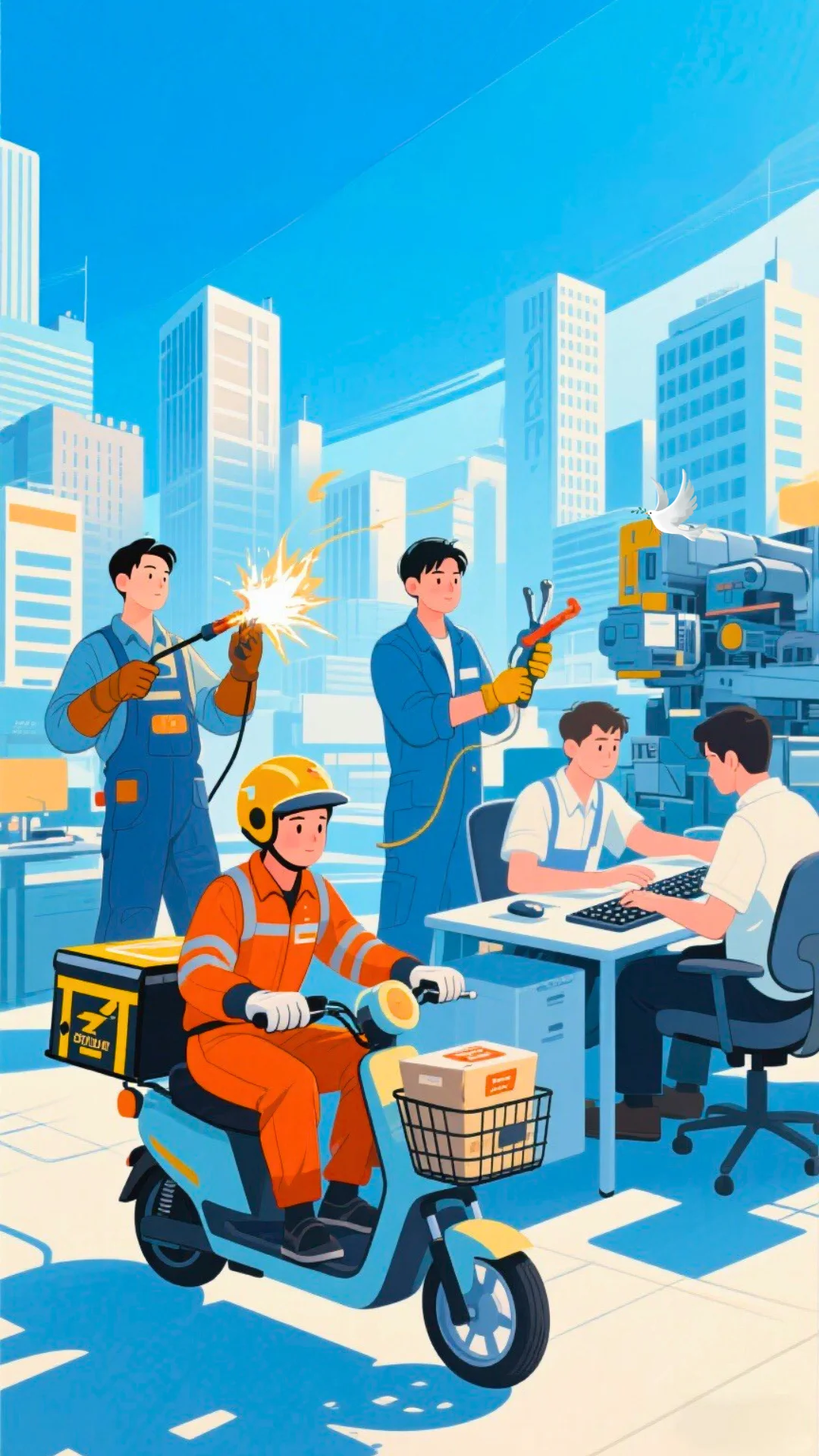 世界青年技能日海报文案分享～～