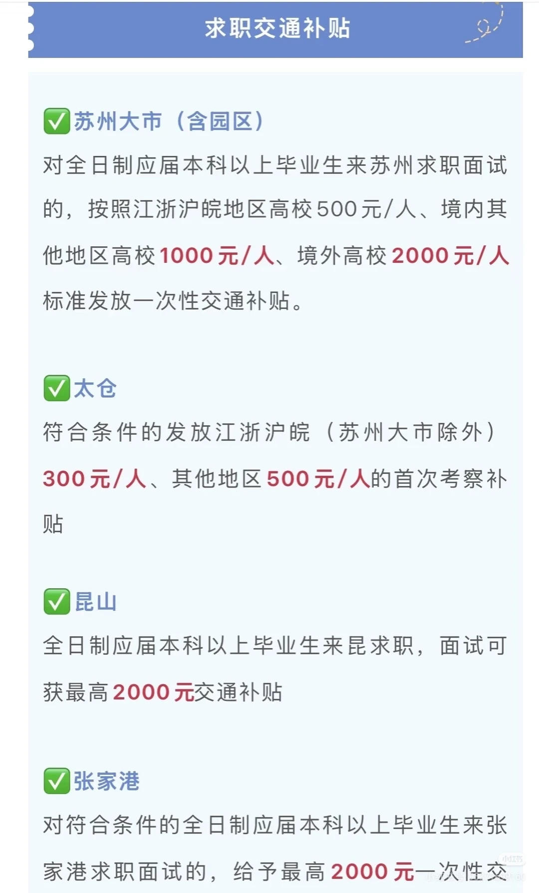 苏州人才补贴！！！