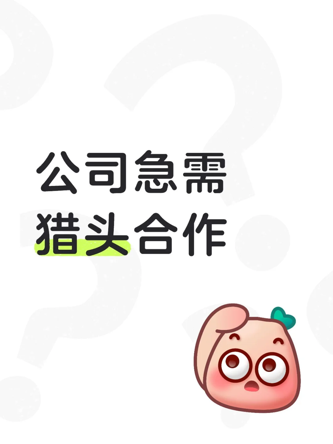 招聘量大，讯寻猎头友方😊