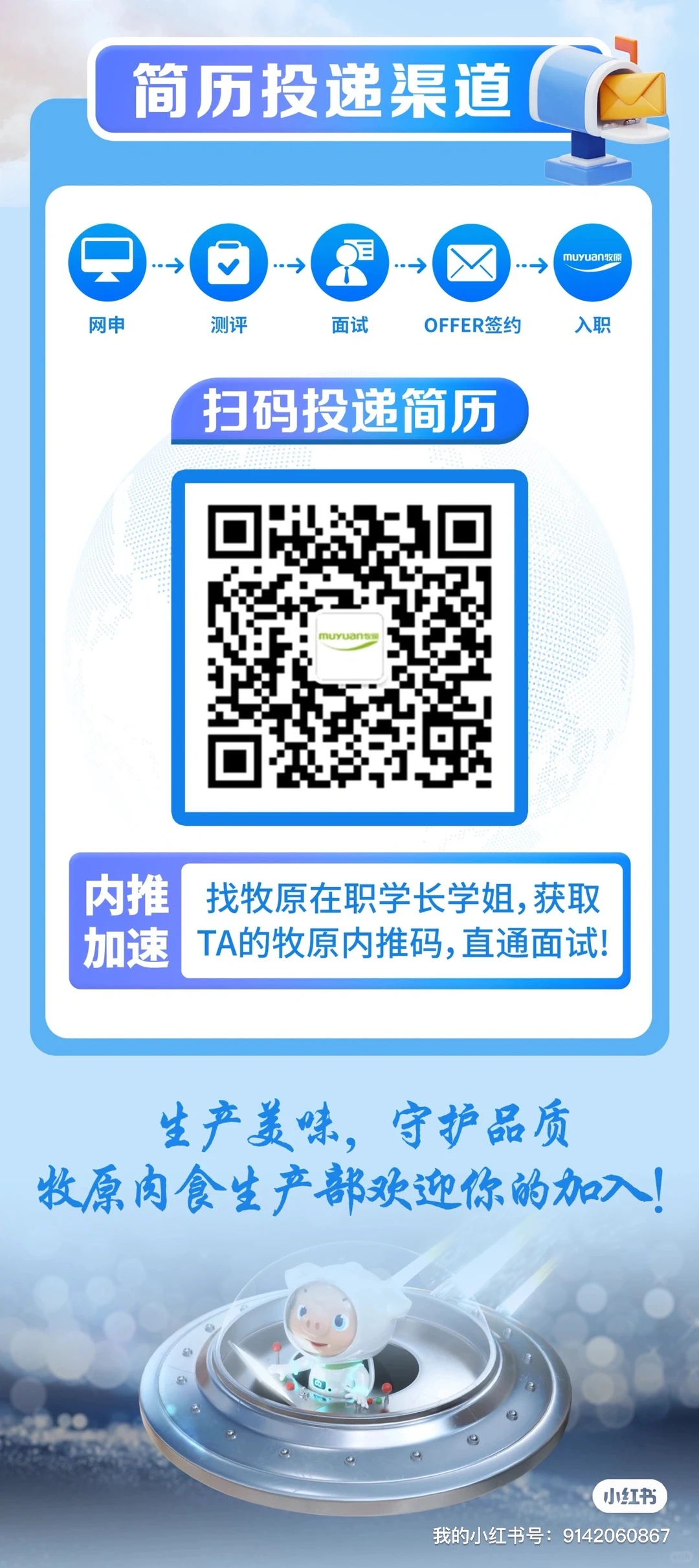 牧原肉食生产部专项招聘