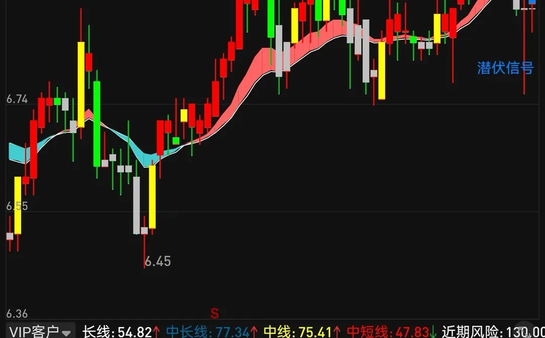 副图 VIP客户 第1段