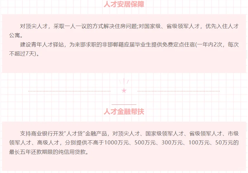 邯郸市人才补贴来啦~