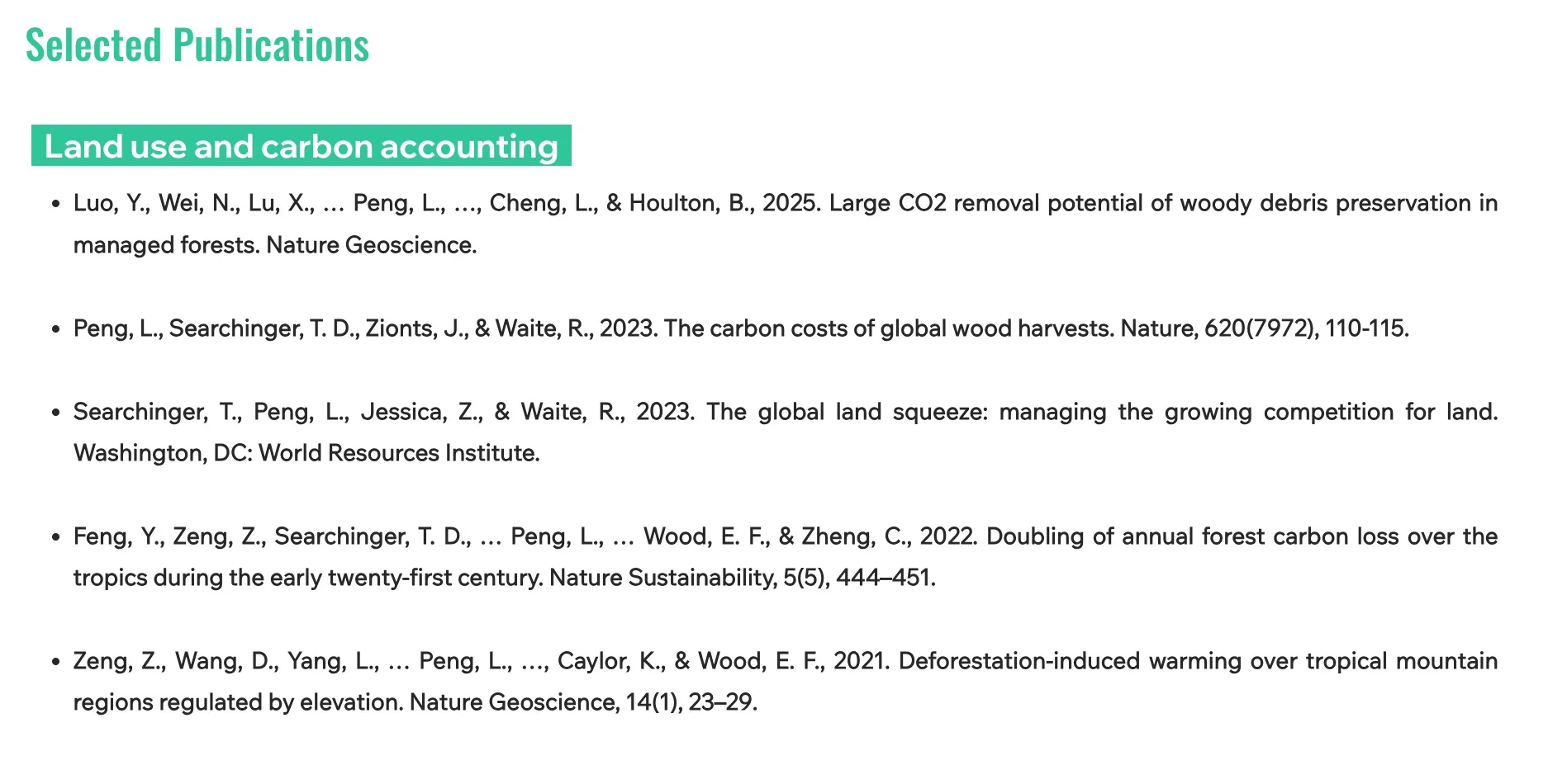 【申博资讯】港大彭丽青教授 土地利用&气候