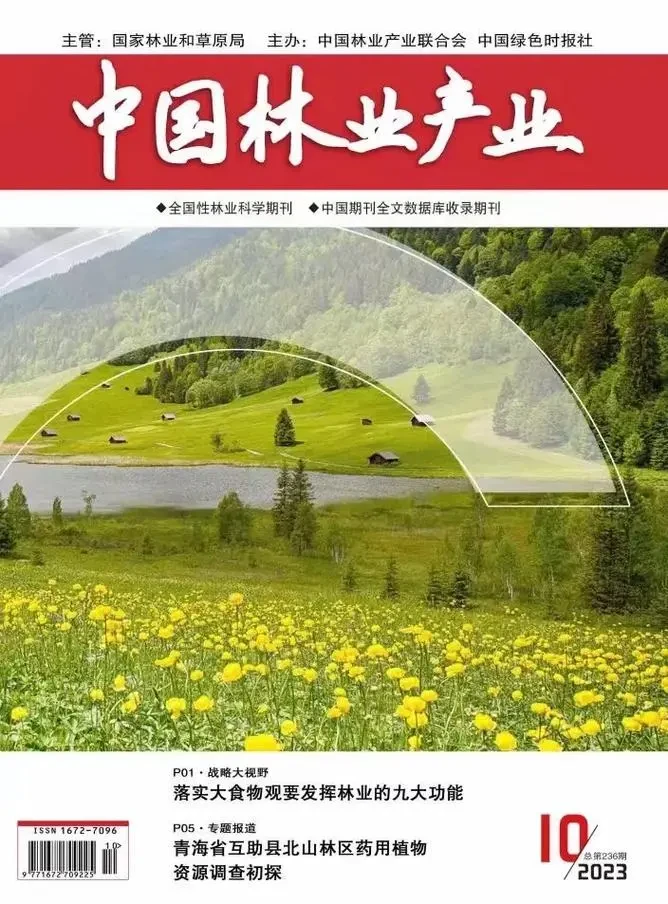 中国林业产业，国家级，知网