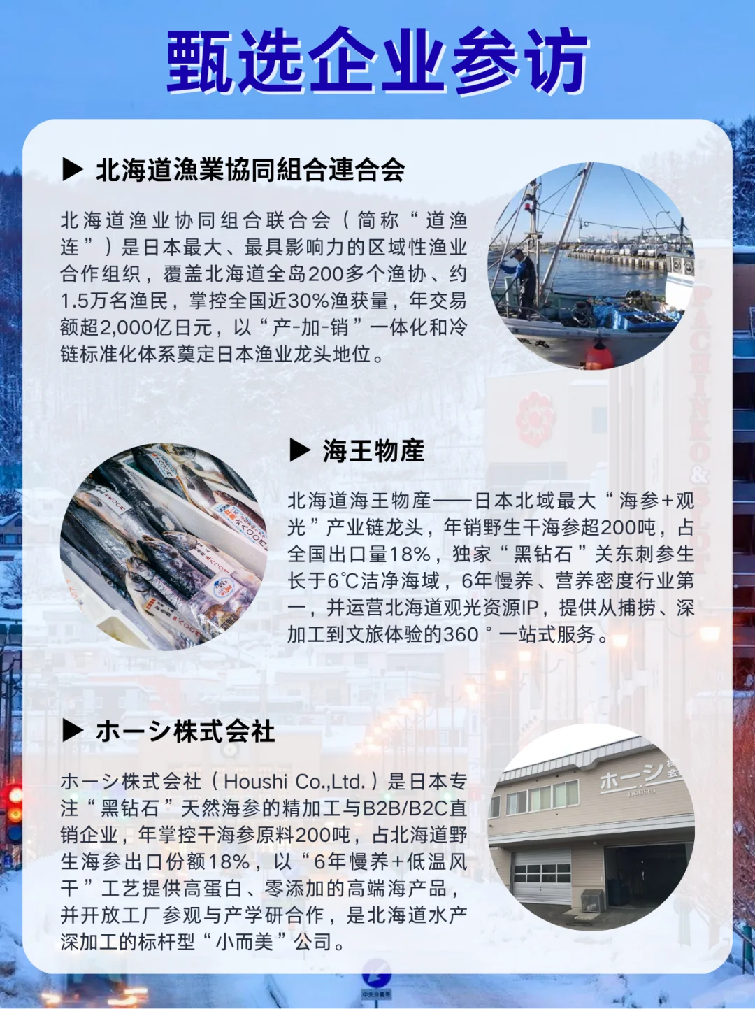 北海道水产考察｜直击诞生全程