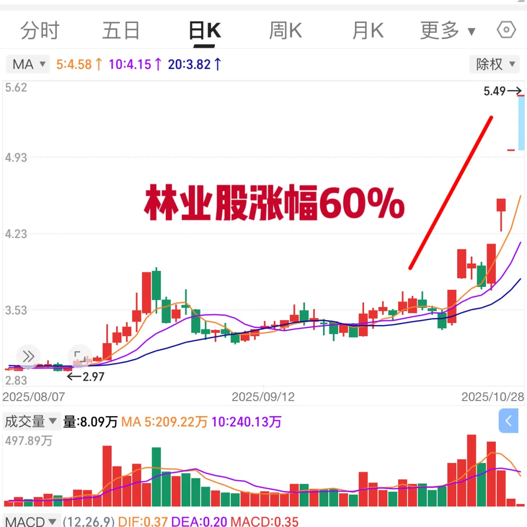 看看我10.21的笔记：三资改革后林业股启动
