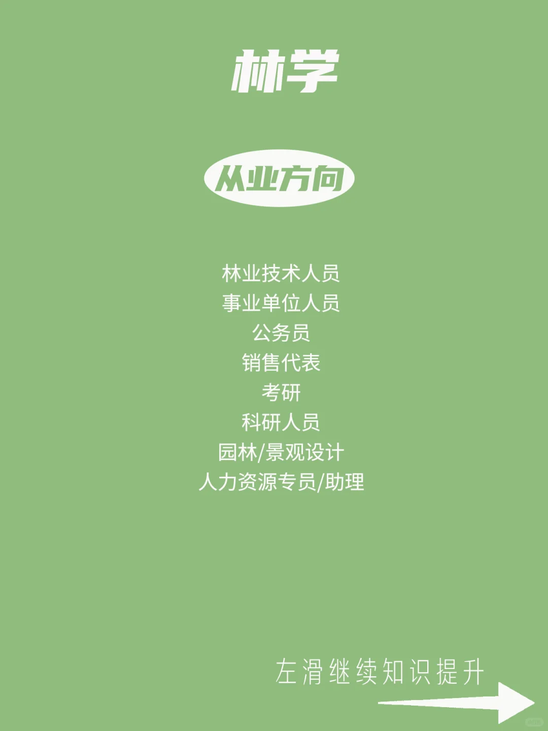 每天了解一个专业——林学