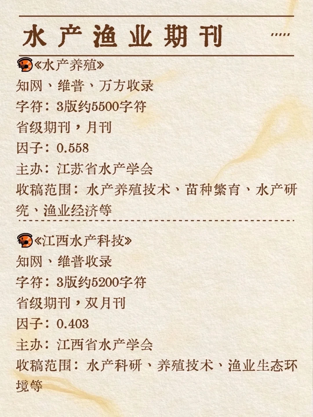 吐血整理，水产渔业千万不要错过这篇啊！！！